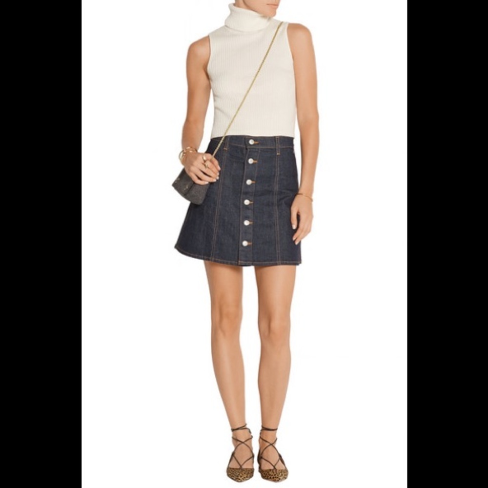 Alexa Chung for AG Kety denim skirt